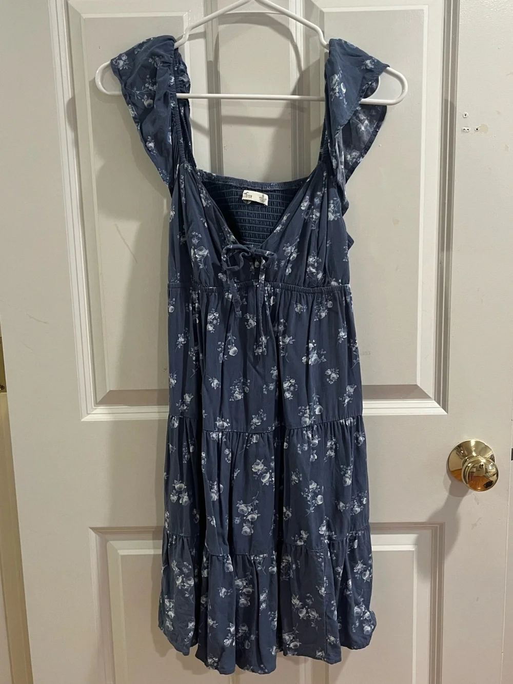 Blue Floral Hollister Sundress - Picture 1 of 3